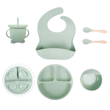 Set de silicona Feedo | Alimentación segura para bebés – Set de 6 piezas